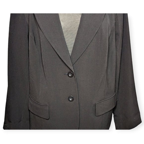 Studio 1940 Black Button Front Blazer NWT Size 18W - Picture 3 of 15